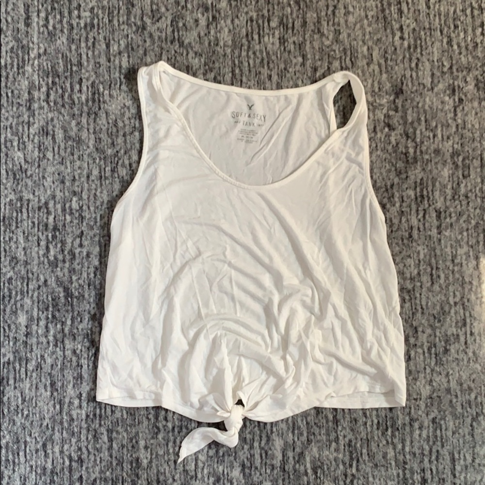 White tank top